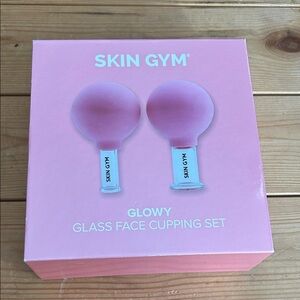 Skin Gym Pink Glass Face Cupping Set